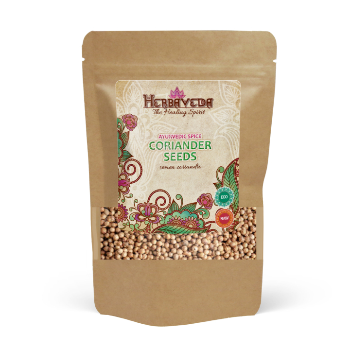 Koriander Frø ØKO 50g i gruppen OUTLET 30-80% / Urter, alger og krydderier 30-50% / Superfood 30% hos Rawfoodshop Scandinavia AB (406131)