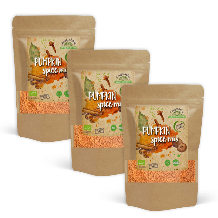 Pumpkin Spice Mix ØKO 100g x 3 pakker i gruppen Råvarer & Drikke / Spisekammer / Krydderier & Salt hos Rawfoodshop Scandinavia AB (406501-SET3)