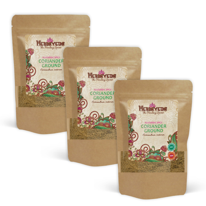 Koriander Malet ØKO 50g x 3 pakker i gruppen Råvarer & Drikke / Spisekammer / Krydderier & Salt hos Rawfoodshop Scandinavia AB (406562-SET3)