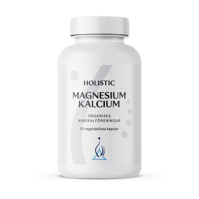 Holistic Magnesium - Calcium 90 kaps i gruppen Helse / Kosttilskud / Mineraler hos Rawfoodshop Scandinavia AB (4070)