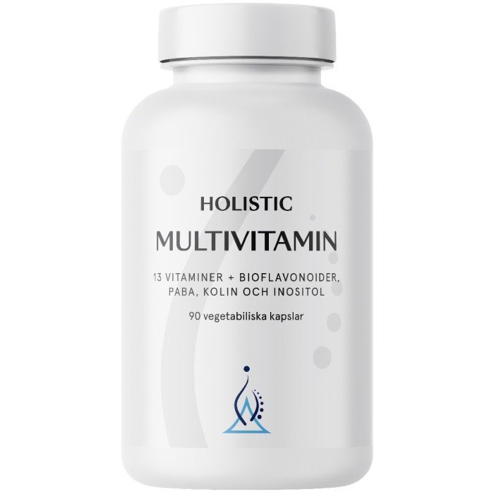 Holistic MultiVitamin 90kaps i gruppen Helse / Kosttilskud / Vitaminer / Multivitaminer hos Rawfoodshop Scandinavia AB (4119)
