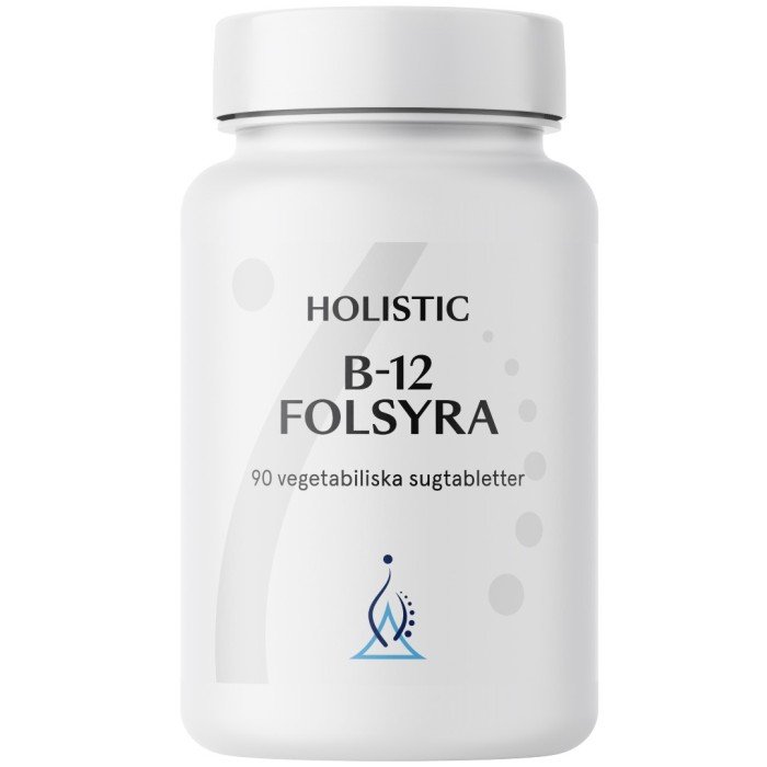 Holistic B-12 90st i gruppen Helse / Kosttilskud / Vitaminer hos Rawfoodshop Scandinavia AB (41250)