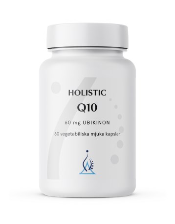 Holistic Q10 60kaps i gruppen Helse / Kosttilskud / Vitaminer / Enkelte vitaminer hos Rawfoodshop Scandinavia AB (4138)