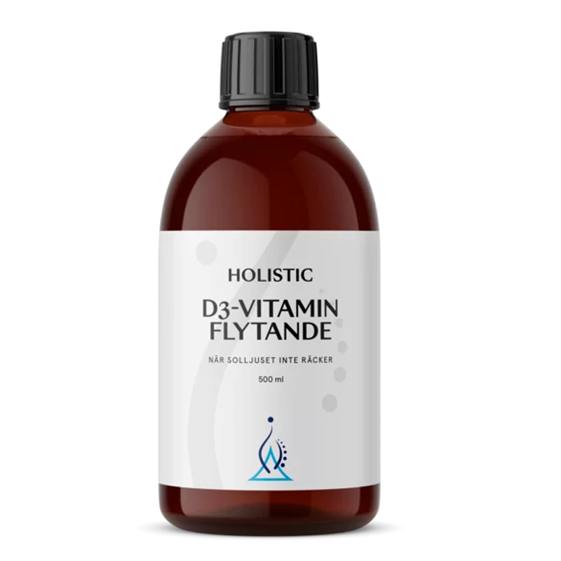 Holistic Flydende D3-Vitamin 500ml i gruppen Helse / Kosttilskud / Vitaminer / Enkelte vitaminer hos Rawfoodshop Scandinavia AB (4141)