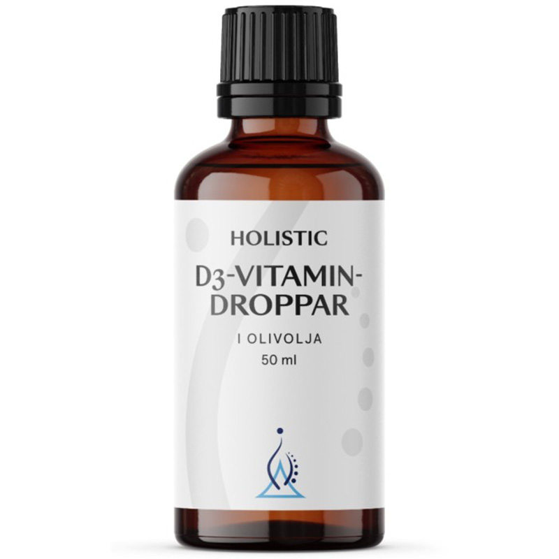 Holistic D3-vitamin dråber 50ml i gruppen Naturlige kosttilskud / Anvendelsesområde / Skelet & Led hos Rawfoodshop Scandinavia AB (41460)