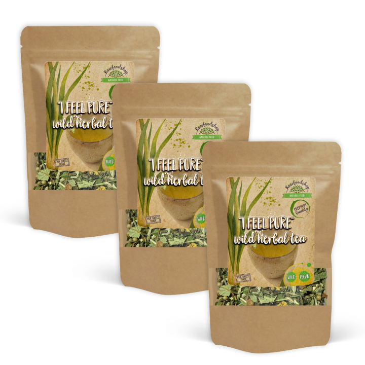 I Feel Pure Vild Urtte 100g x 3 pakker i gruppen Råvarer & Drikke / Drikkevarer / Te hos Rawfoodshop Scandinavia AB (43181-SET3)