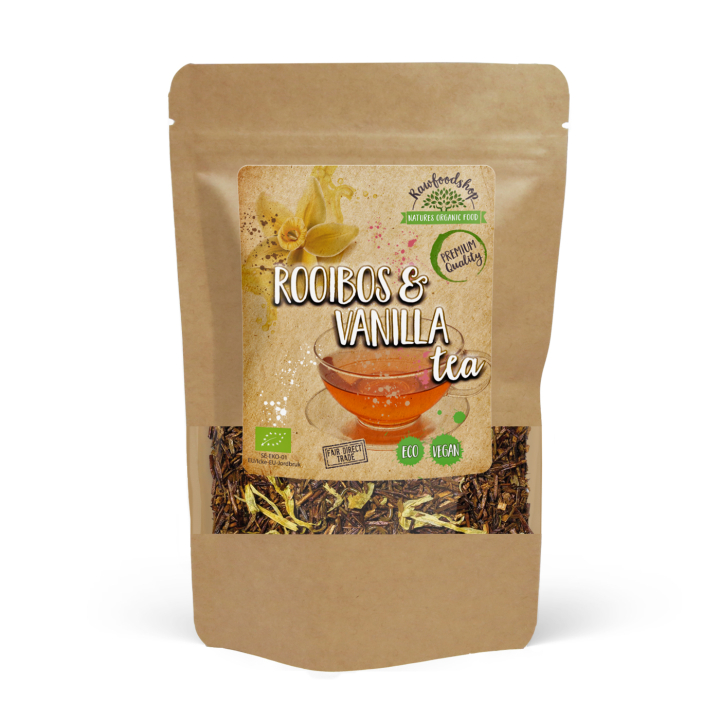 Rooibos & Vanilje Te ØKO 50g i gruppen Råvarer & Drikke / Drikkevarer / Te hos Rawfoodshop Scandinavia AB (43345)