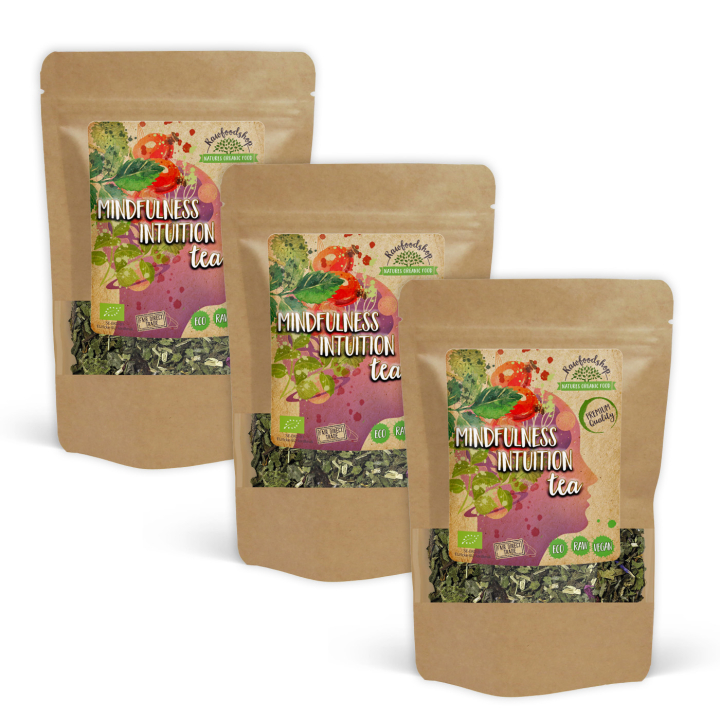 Mindfulness Intuition Te ØKO 50g x 3 pakker i gruppen Råvarer & Drikke / Drikkevarer / Te hos Rawfoodshop Scandinavia AB (437155-SET3)