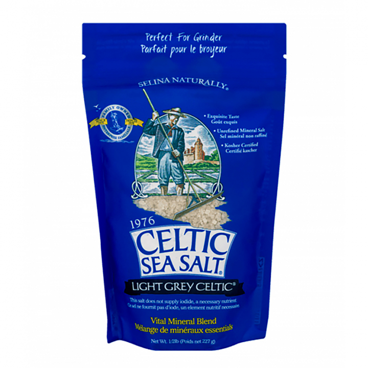 Celtic Sea Salt Groft malet 227 g i gruppen Råvarer & Drikke / Spisekammer / Krydderier hos Rawfoodshop Scandinavia AB (465)