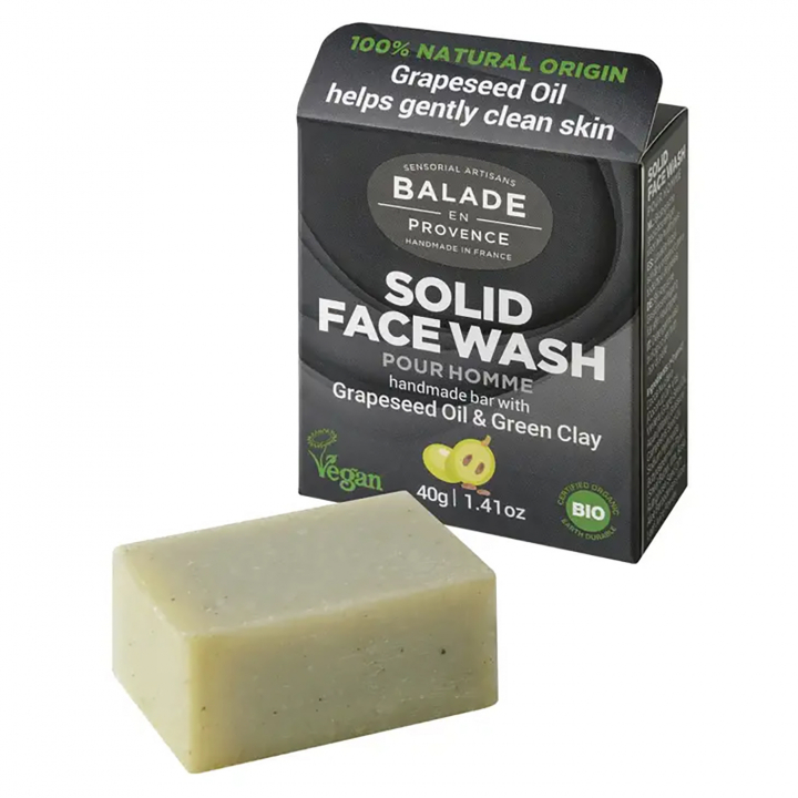Ansigtsvask Til Mænd 40g i gruppen Kropspleje / Færdigvarer / Kropsolier & Deodorant hos Rawfoodshop Scandinavia AB (500096)