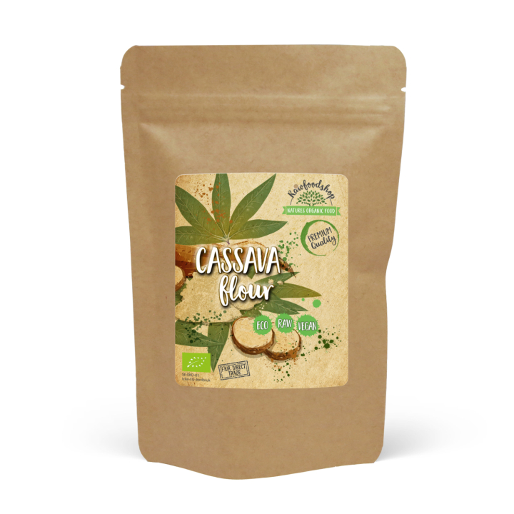 Cassavamel ØKO 1kg i gruppen Råvarer & Drikke / Bagning / Mel hos Rawfoodshop Scandinavia AB (50194)