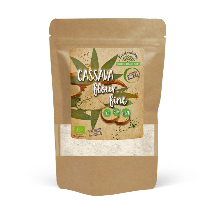 Cassava Mel Finmalet ØKO 500g i gruppen Råvarer & Drikke / Bagning / Mel hos Rawfoodshop Scandinavia AB (501955)