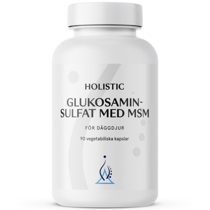 Holistic Glukosaminsulfat med MSM 90 kaps i gruppen Naturlige kosttilskud / Anvendelsesområde / Skelet & Led hos Rawfoodshop Scandinavia AB (50210)
