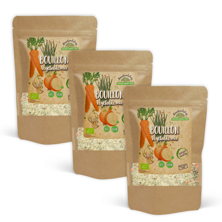 Grøntsagsbouillon Sukker- & Gærfri ØKO 220g x 3 pakker i gruppen Råvarer & Drikke / Spisekammer / Bouillon & Miso hos Rawfoodshop Scandinavia AB (6008522-SET3)