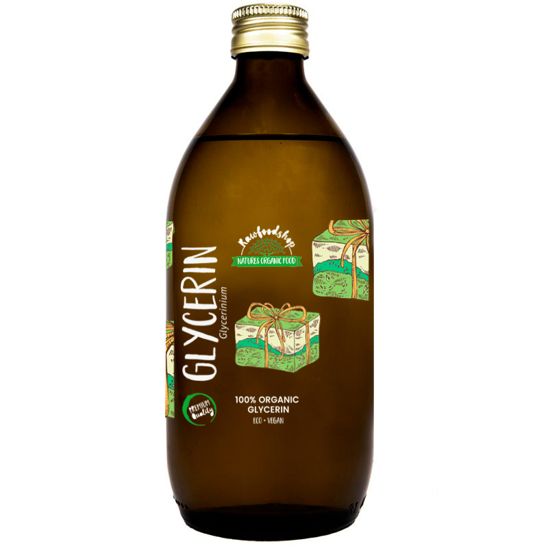 Glycerin ØKO 500ml i gruppen Kropspleje / DIY Råvarer / Naturlige tilsætningsstoffer hos Rawfoodshop Scandinavia AB (6020055)