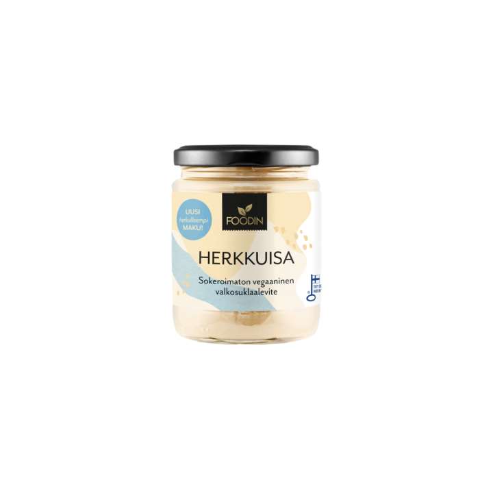 Herkkuisa Hvid Chokoladecreme Sukkerfri 240g i gruppen Råvarer & Drikke / Spisekammer / Smør & Cremede Smørepålæg hos Rawfoodshop Scandinavia AB (6430048230093)
