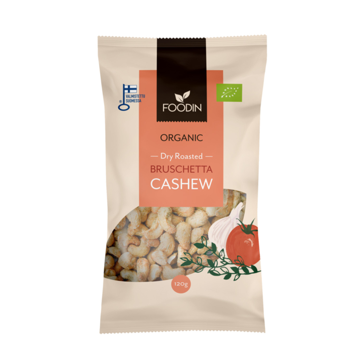 Cashewnødder Bruschetta ØKO 120g i gruppen Råvarer & Drikke / Slik & Chokolade / Snacks hos Rawfoodshop Scandinavia AB (6430048234671)