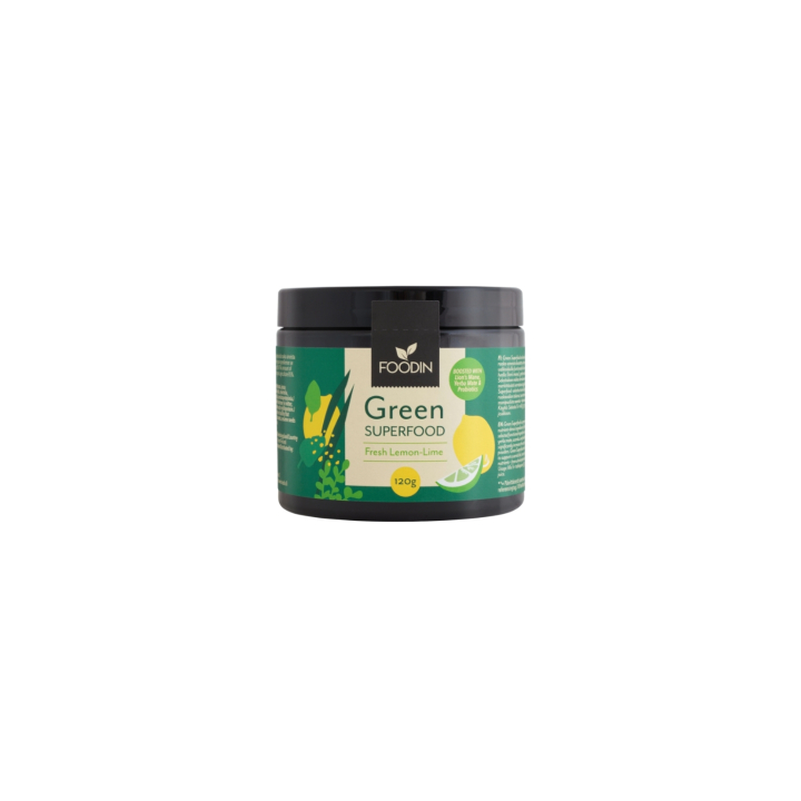Green Superfood Fresh Lemon-Lime 120g i gruppen Råvarer & Drikke / Helsekost / Grønne Pulvere hos Rawfoodshop Scandinavia AB (6430048235036)