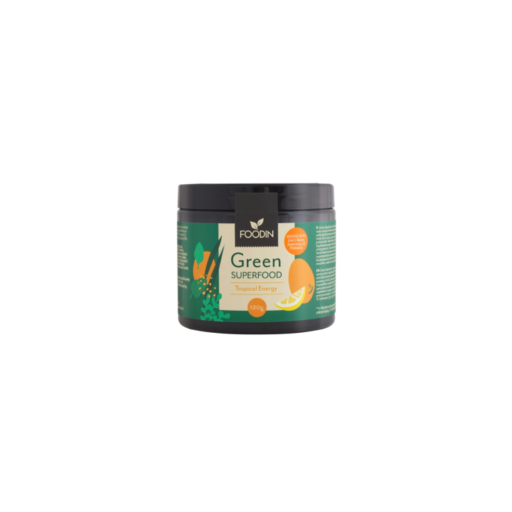 Green Superfood Tropical Energy 120g i gruppen Råvarer & Drikke / Helsekost / Grønne Pulvere hos Rawfoodshop Scandinavia AB (6430048235043)