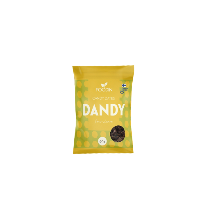 Dandy Dadler Sur Citron 90g i gruppen Råvarer & Drikke / Slik & Chokolade / Slik hos Rawfoodshop Scandinavia AB (6430048239607)