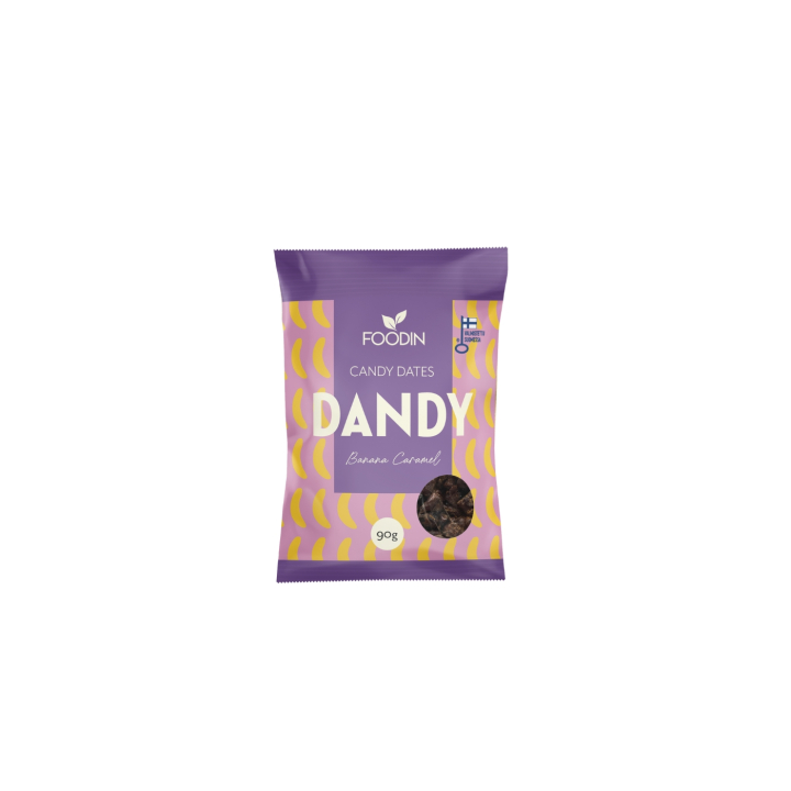 Dandy Dadler Banan Karamel 90g i gruppen Råvarer & Drikke / Slik & Chokolade / Slik hos Rawfoodshop Scandinavia AB (6430048239638)