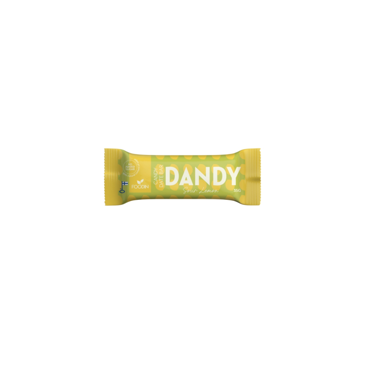 Dandy Dadelbar Sur Citron 35g i gruppen Råvarer & Drikke / Slik & Chokolade / Chokolade og Bars hos Rawfoodshop Scandinavia AB (6430048239805)