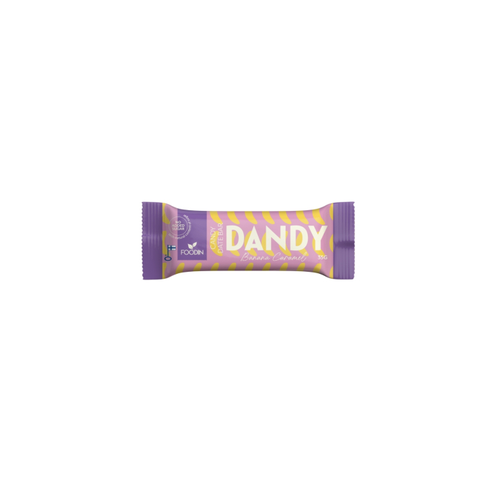 Dandy Dadelbar Banan Karamel 35g i gruppen Råvarer & Drikke / Slik & Chokolade / Chokolade og Bars hos Rawfoodshop Scandinavia AB (6430048239812)