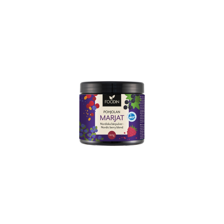 Nordiske Bærpulver 120g i gruppen Råvarer & Drikke / Frugt & Frugtpulver / Frugtpulver hos Rawfoodshop Scandinavia AB (6430055218824)