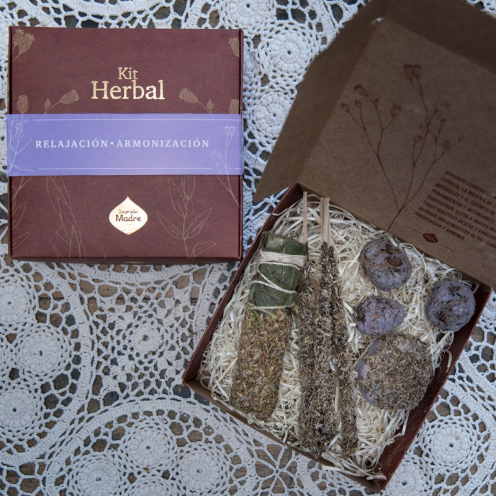 Herbal Relaxing & Harmony Kit i gruppen Home & Soul / Ritual & Cermoni / Røgelse, Lys og Dufte hos Rawfoodshop Scandinavia AB (68-01)