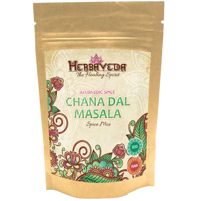 Chana Dal Masala ØKO 50g i gruppen Råvarer & Drikke / Spisekammer / Krydderier hos Rawfoodshop Scandinavia AB (7)
