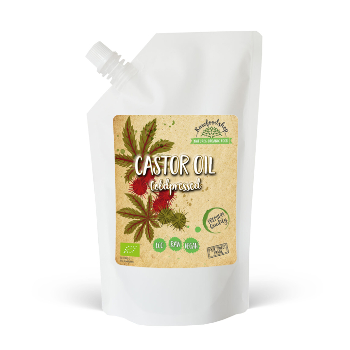 Ricinusolie koldpresset ØKO 500 ml i gruppen Hud & Krop / Naturlig DIY / Vegetabilske Olier hos Rawfoodshop Scandinavia AB (7403204)