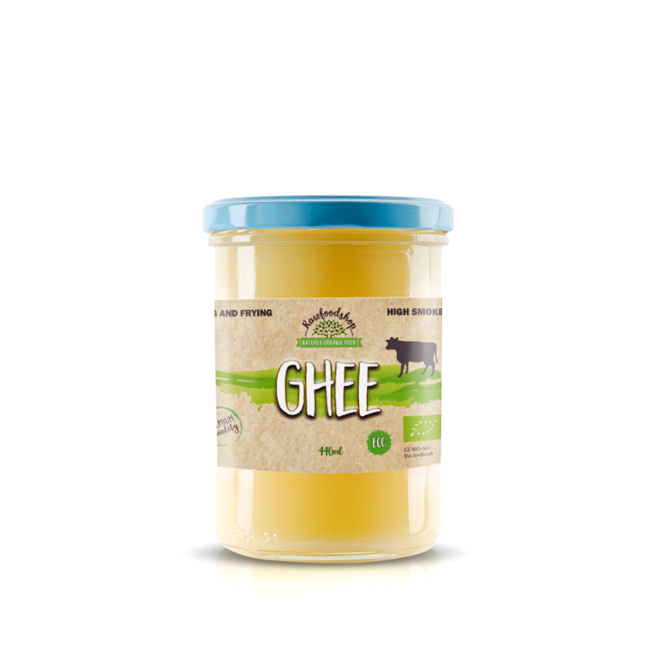 Ghee ØKO 440 ml i gruppen Råvarer & Drikke / Spisekammer / Smør & Cremede Smørepålæg hos Rawfoodshop Scandinavia AB (8591344)