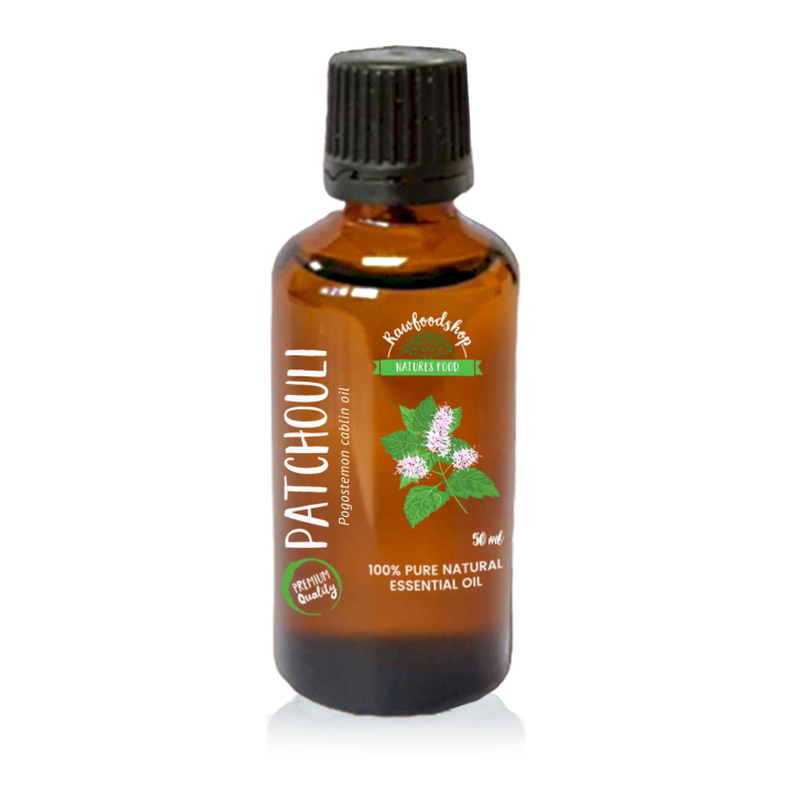 Patchouli Æterisk Olie 30 ml i gruppen Kropspleje / DIY Råvarer / Æteriske olier hos Rawfoodshop Scandinavia AB (9614-1)