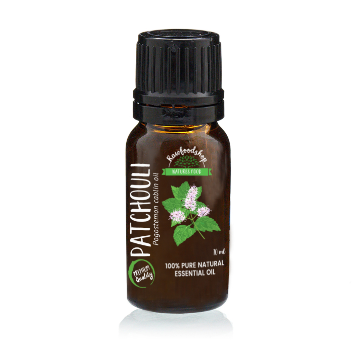 Patchouli Æterisk Olie 10 ml i gruppen OUTLET 30-80% / Outlet andet / Andet outlet 40% hos Rawfoodshop Scandinavia AB (9614)