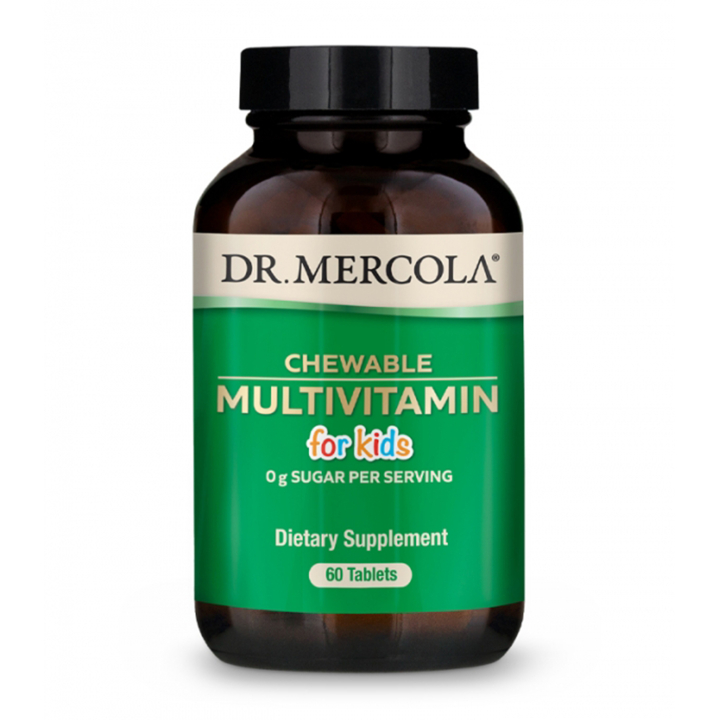 Dr. Mercola Tyggetabletter Multivitamin Barn 60tbl i gruppen Helse / Kosttilskud hos Rawfoodshop Scandinavia AB (962)