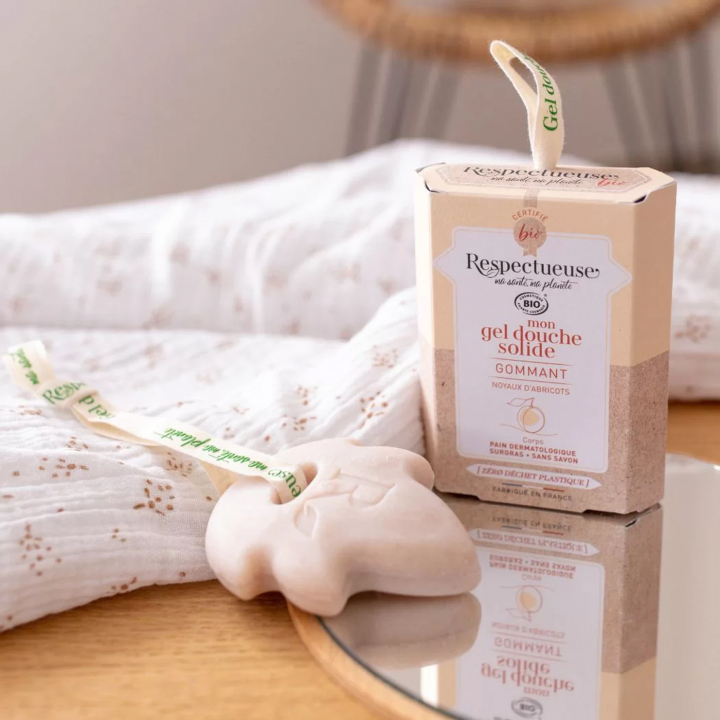 Solid Soap Gommant 75g i gruppen Kropspleje / Færdigvarer / Kropsolier & Deodorant hos Rawfoodshop Scandinavia AB (988609)