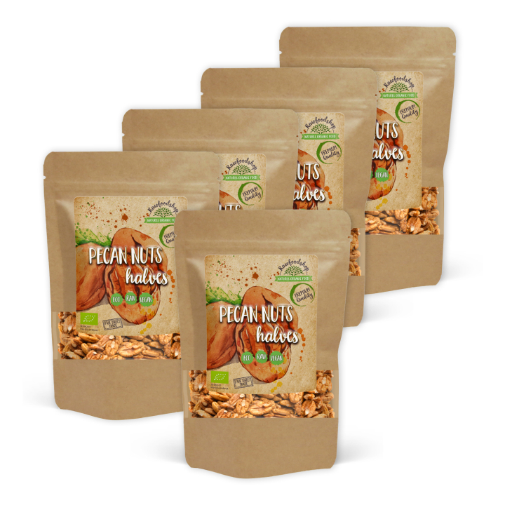 Pekannødder Premium RAW ØKO 500g x 5 pakker i gruppen Råvarer & Drikke / Nødder / Pekannødder hos Rawfoodshop Scandinavia AB (A1004-SET5)