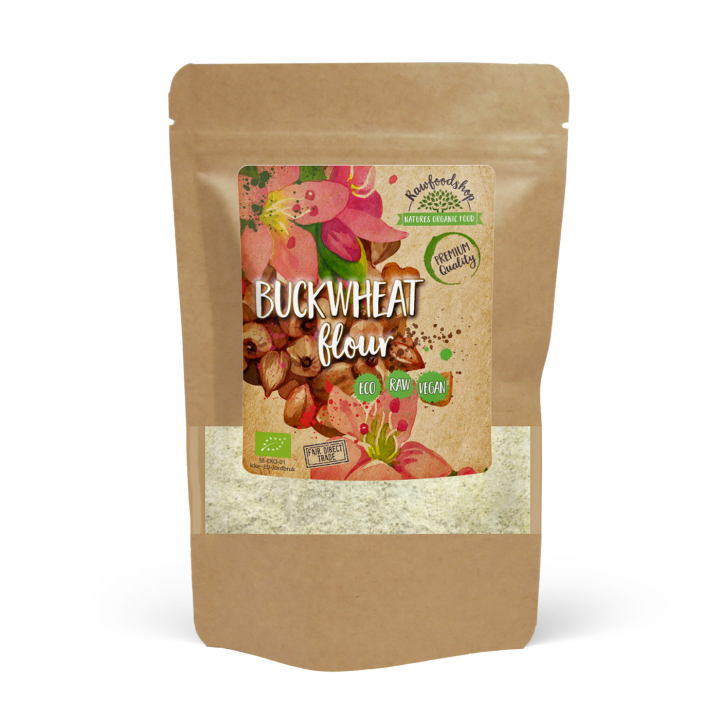 Boghvedemel ØKO 1kg i gruppen Råvarer & Drikke / Bagning / Mel hos Rawfoodshop Scandinavia AB (AB0011)