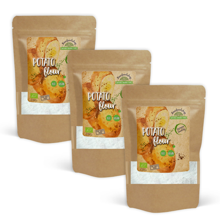 Kartoffelmel ØKO 400g x 3 pakker i gruppen Råvarer & Drikke / Bagning / Mel hos Rawfoodshop Scandinavia AB (AB016-SET3)