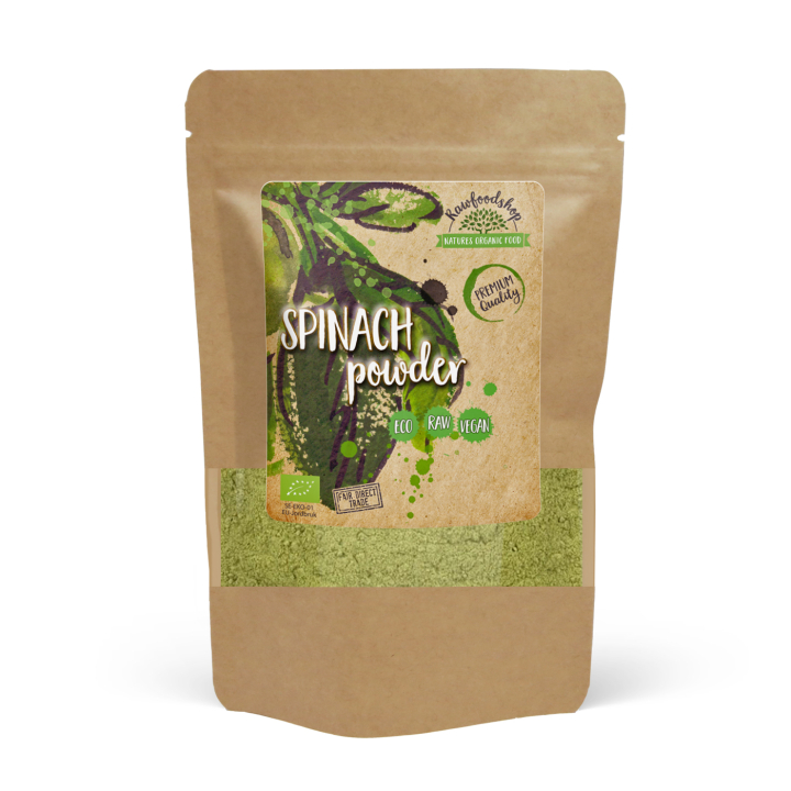 Spinatpulver ØKO 125g i gruppen Helse / Urter, alger & svampe / Greenfood hos Rawfoodshop Scandinavia AB (AB028)