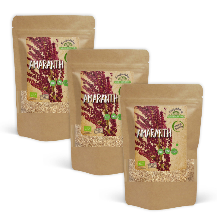 Amarant ØKO 1kg x 3 pakker i gruppen Råvarer & Drikke / Helsekost / Frø hos Rawfoodshop Scandinavia AB (AB04311-SET3)