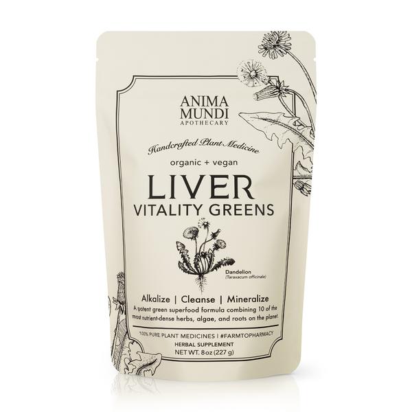 Anima Mundi LIVER VITALITY : Organic Green Detox 227g i gruppen Helse / Urter, alger & svampe / Greenfood hos Rawfoodshop Scandinavia AB (AM024)