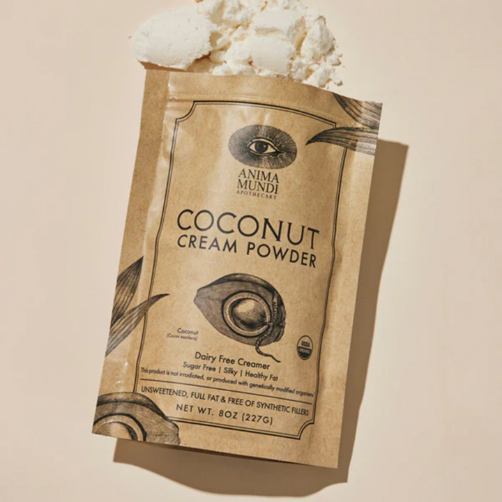 Anima Mundi Coconut Cream Pulver ØKO 227g i gruppen Råvarer & Drikke / Nødder / Kokos hos Rawfoodshop Scandinavia AB (AM026)