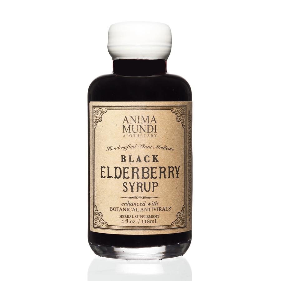 Anima Mundi Black Elderberry Syrup 118ml	 i gruppen Naturlige kosttilskud / Anvendelsesområde / Hjerte & Kar hos Rawfoodshop Scandinavia AB (AM059)