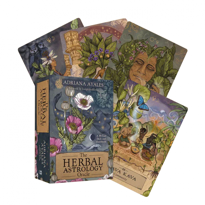 Anima Mundi Herbal Astrology Oracle - Card Deck and Guidebook i gruppen Home & Soul / Ritual & Cermoni / Bøger hos Rawfoodshop Scandinavia AB (AM092)