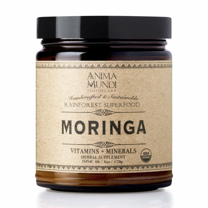 Anima Mundi Moringa 128g i gruppen Helse / Anvendelsesområde / Antioxidanter hos Rawfoodshop Scandinavia AB (ANIMA14)