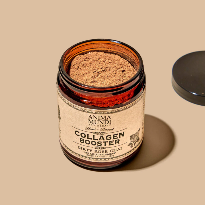 Anima Mundi Collagen Booster Dirty Rose Chai 113g i gruppen Helse / Kosttilskud / Kollagen hos Rawfoodshop Scandinavia AB (ANIMA6)