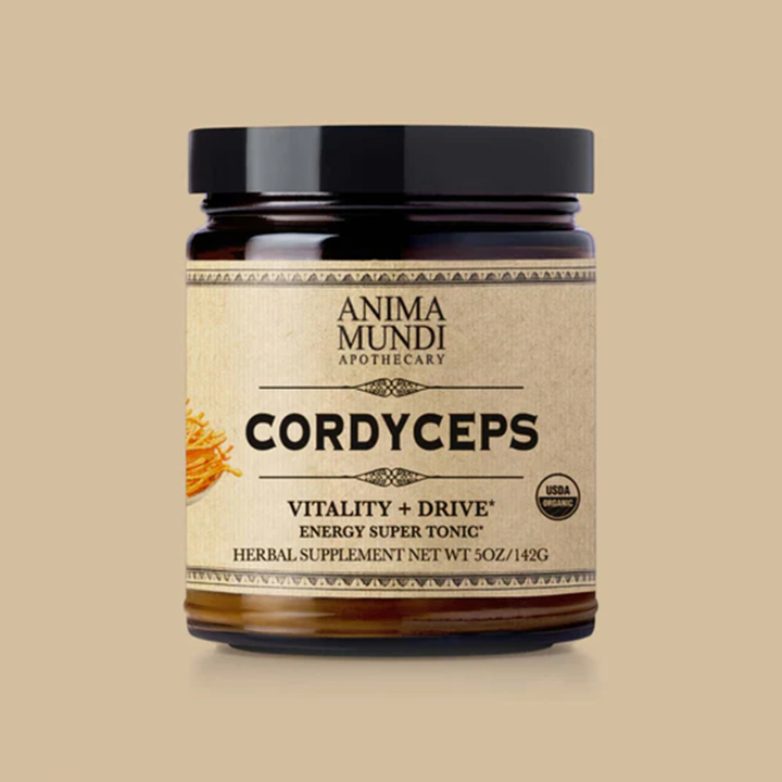 Anima Mundi Cordyceps 141g i gruppen Helse / Urter, alger & svampe / Svampepulver hos Rawfoodshop Scandinavia AB (ANIMA8)