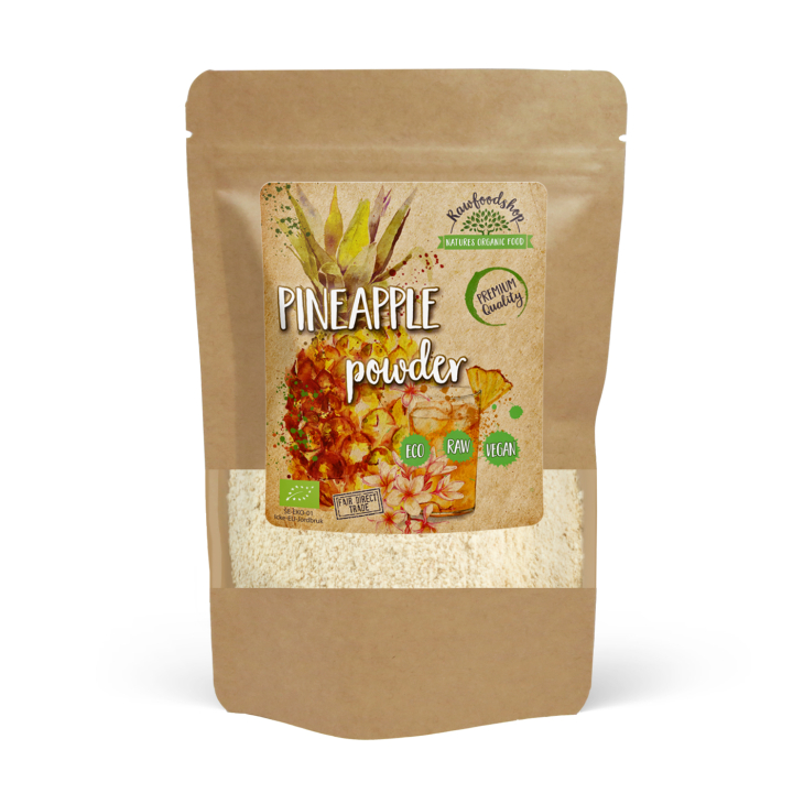 Ananaspulver ØKO 100g i gruppen Råvarer & Drikke / Frugt & Frugtpulver / Ananas hos Rawfoodshop Scandinavia AB (ANP10)