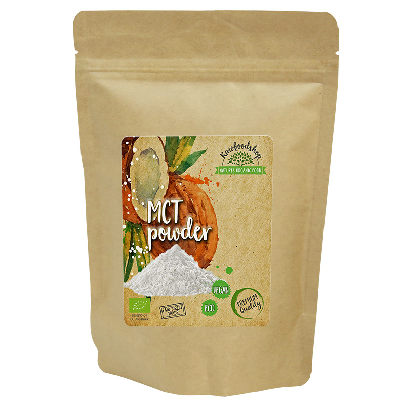 MCT Pulver ØKO 250 g i gruppen Råvarer & Drikke / Drikkevarer hos Rawfoodshop Scandinavia AB (B21003105-1)